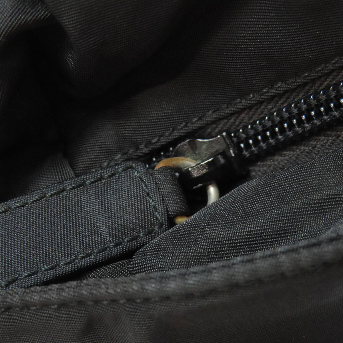 PRADA Handbag Nylon black logoMetal