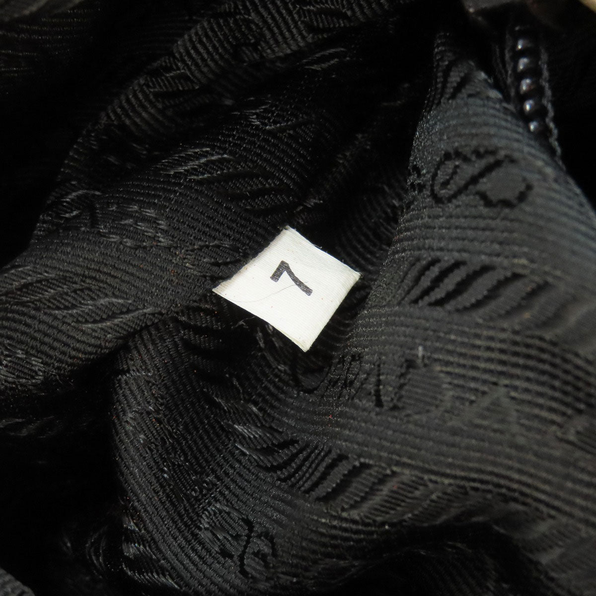 PRADA Handbag Nylon black logoMetal