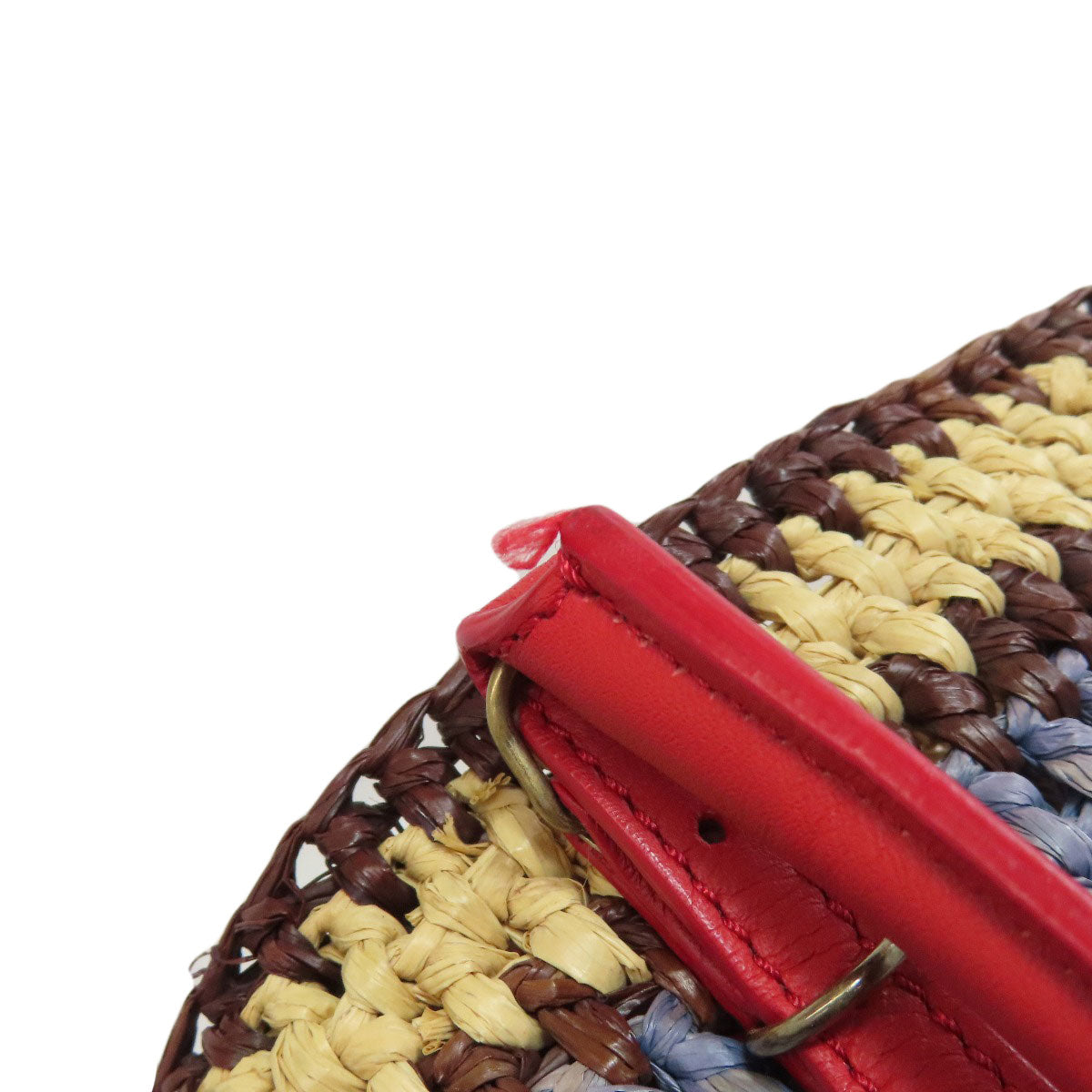 BALENCIAGA Tote Bag 286370 straw multicolor Basket bag