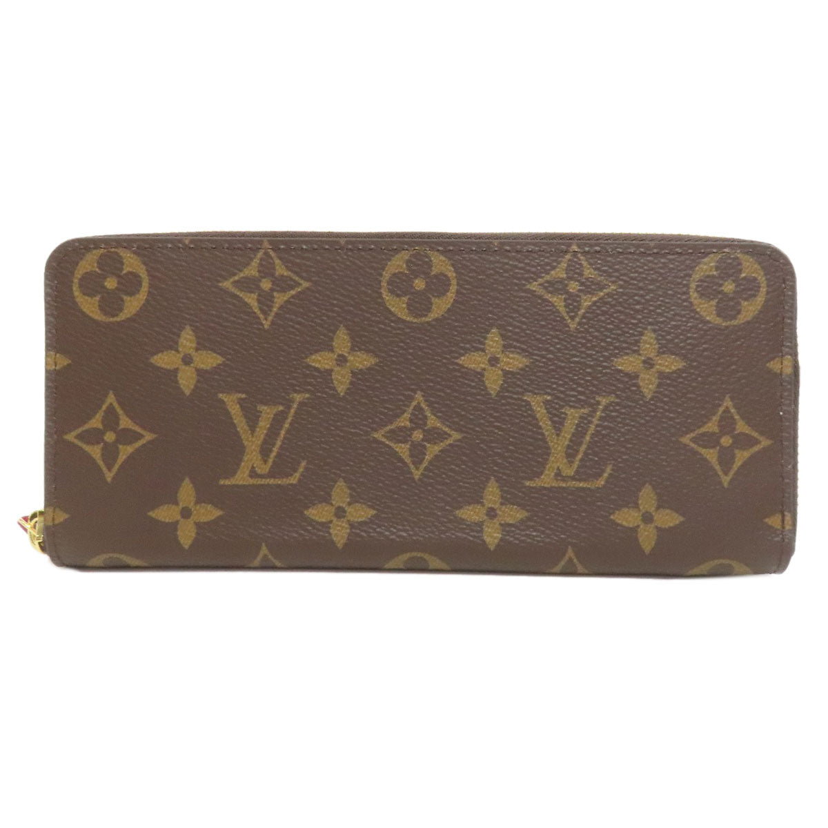 LOUIS VUITTON Long Wallet Purse M60742 Monogram canvas Brown Portefeuille Clemence