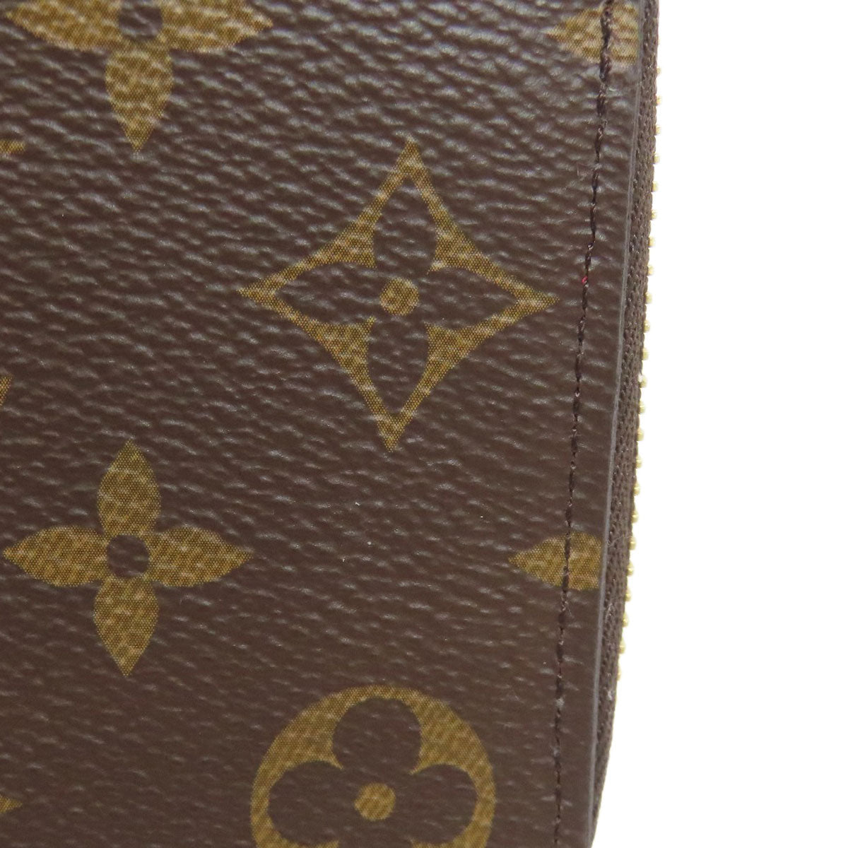 LOUIS VUITTON Long Wallet Purse M60742 Monogram canvas Brown Portefeuille Clemence
