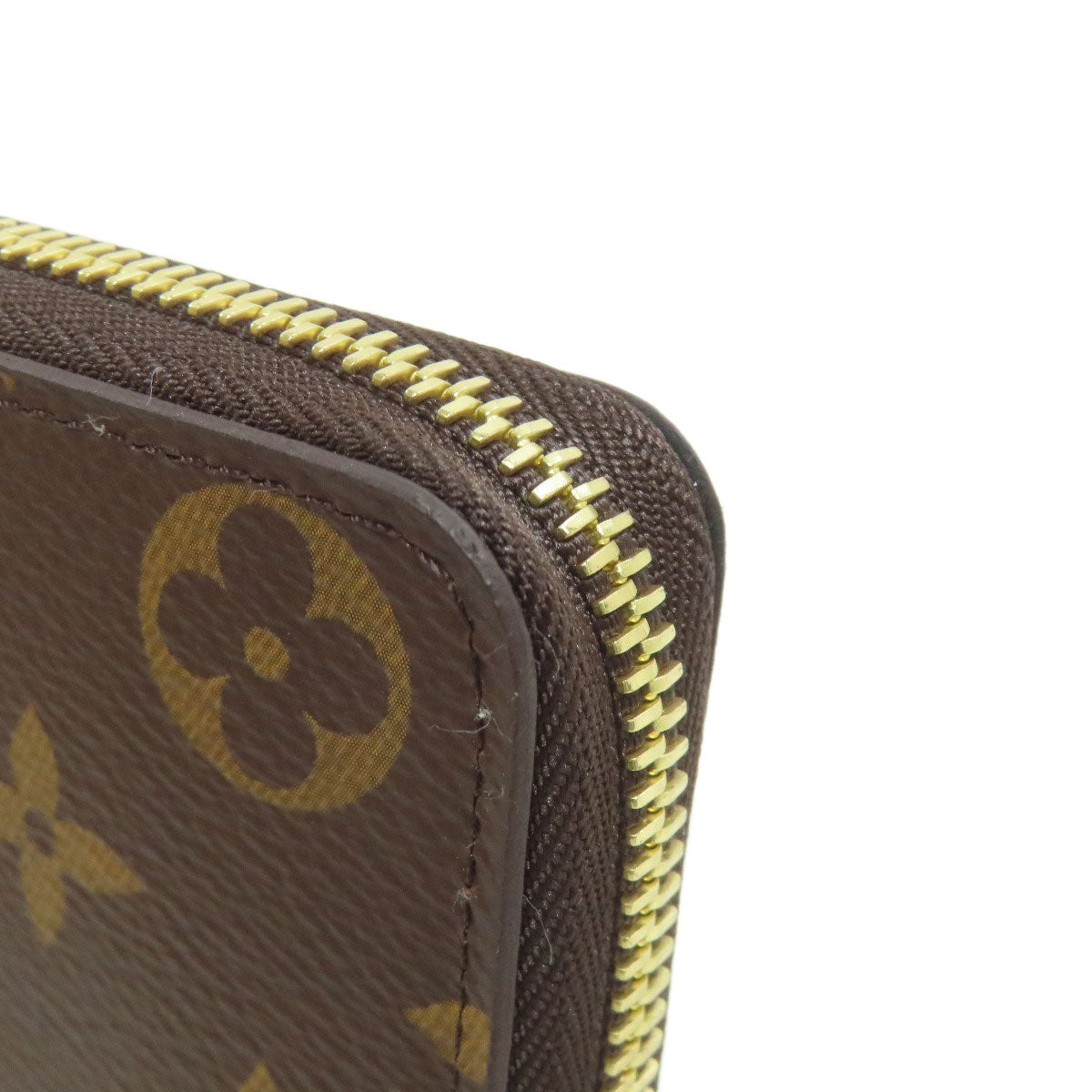 LOUIS VUITTON Long Wallet Purse M60742 Monogram canvas Brown Portefeuille Clemence