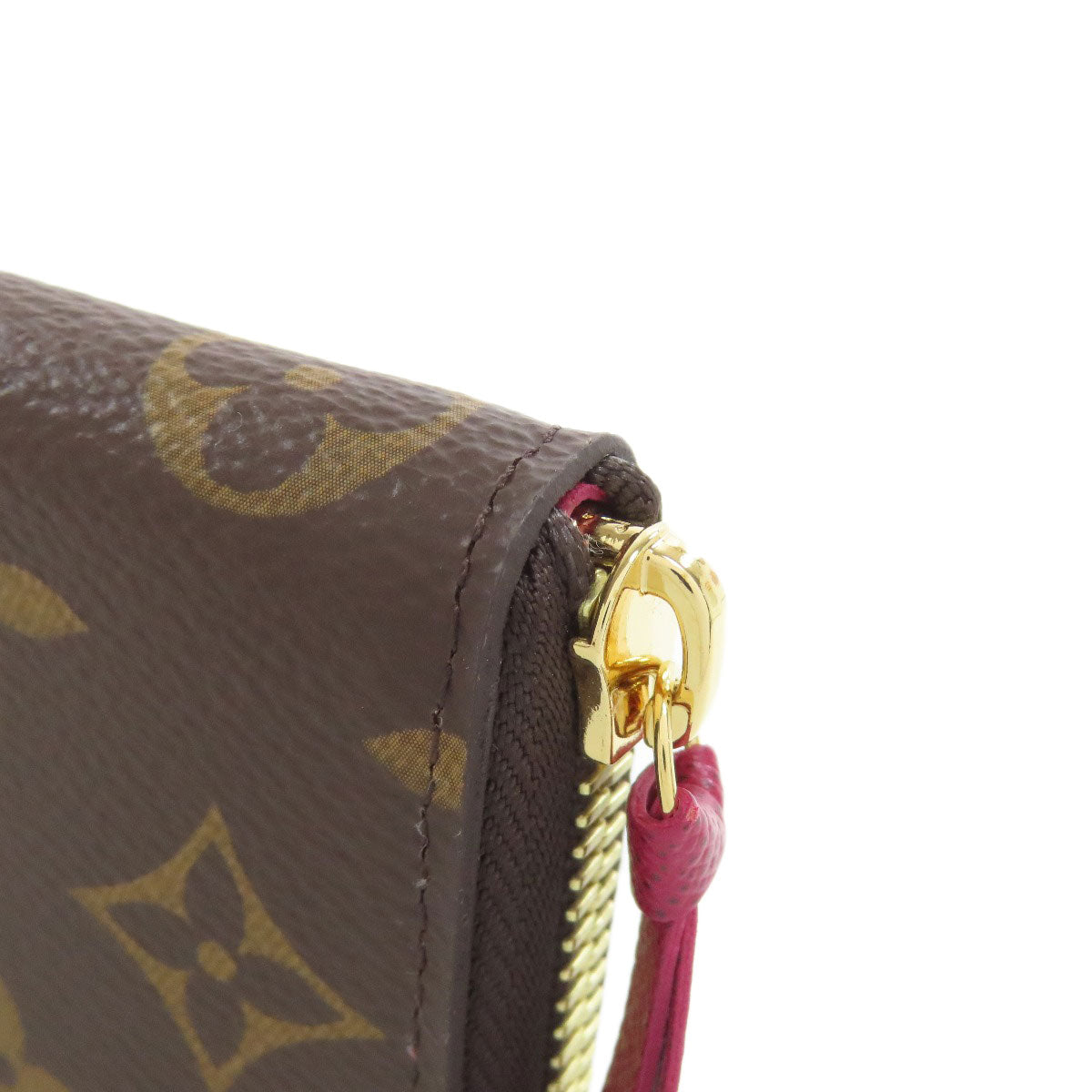LOUIS VUITTON Long Wallet Purse M60742 Monogram canvas Brown Portefeuille Clemence