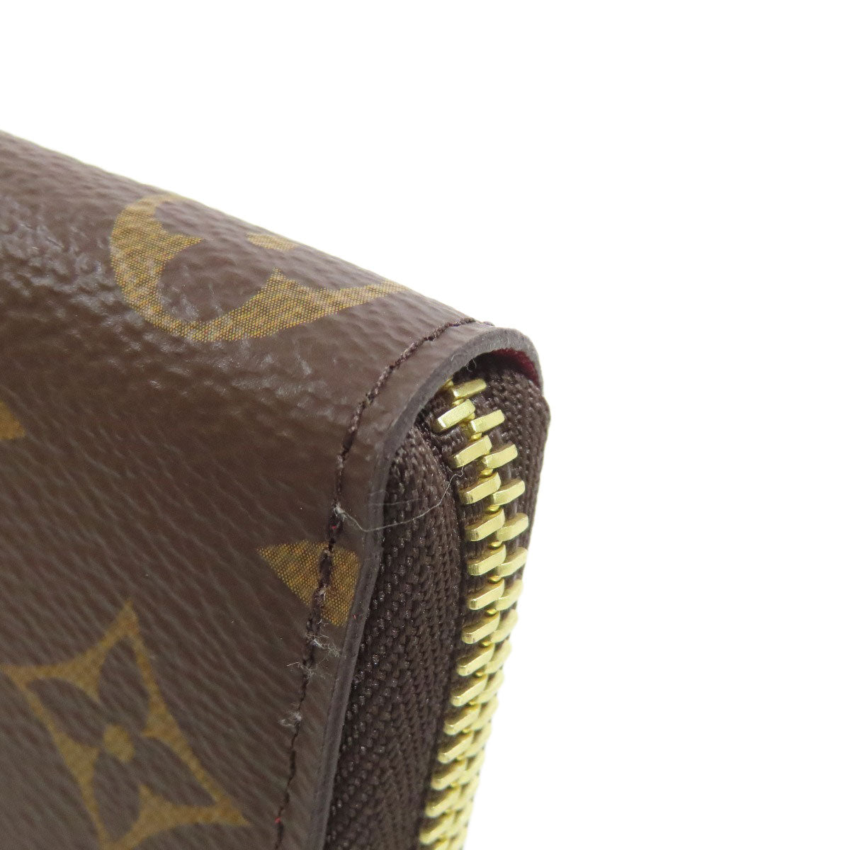 LOUIS VUITTON Long Wallet Purse M60742 Monogram canvas Brown Portefeuille Clemence