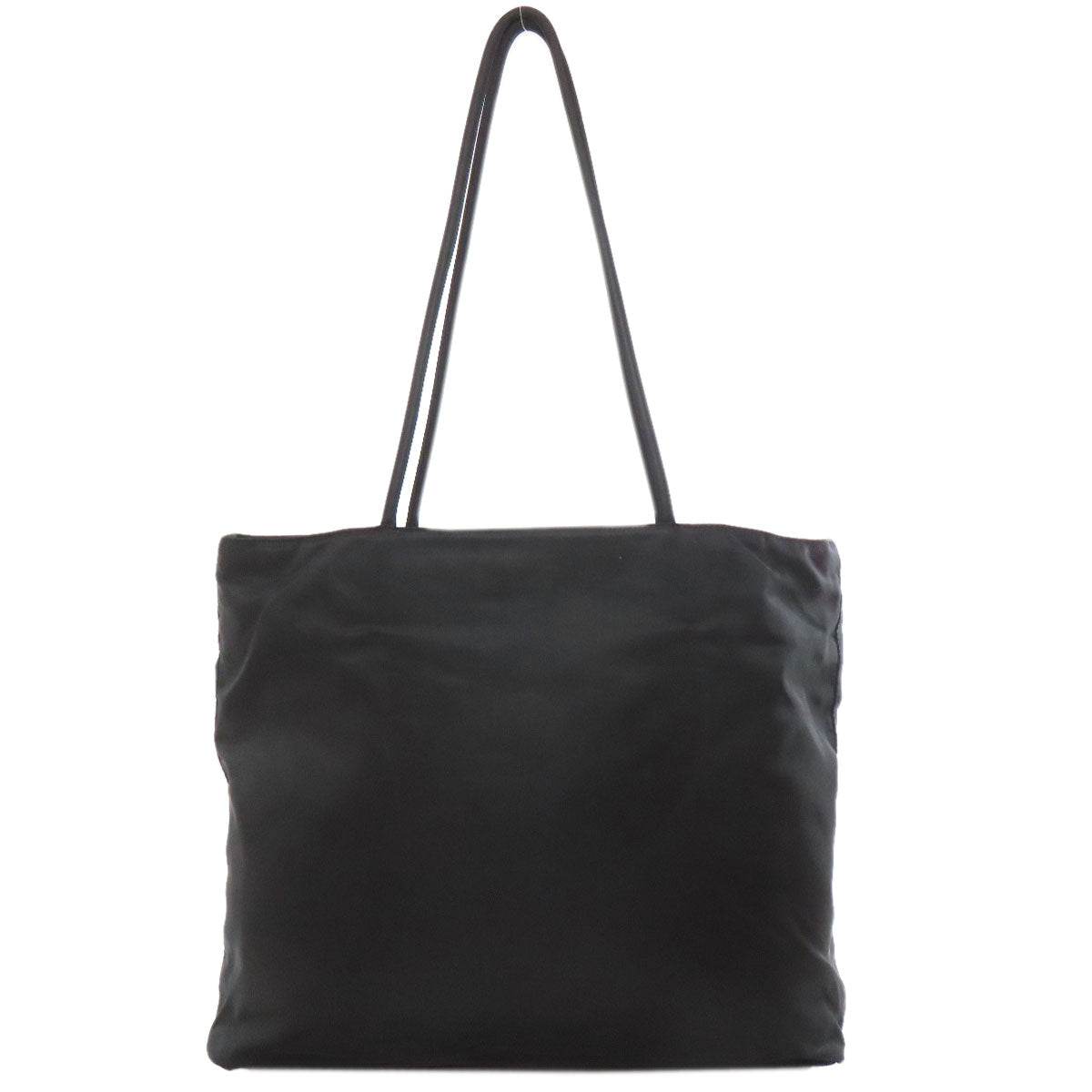 PRADA Tote Bag Nylon black logoMetal