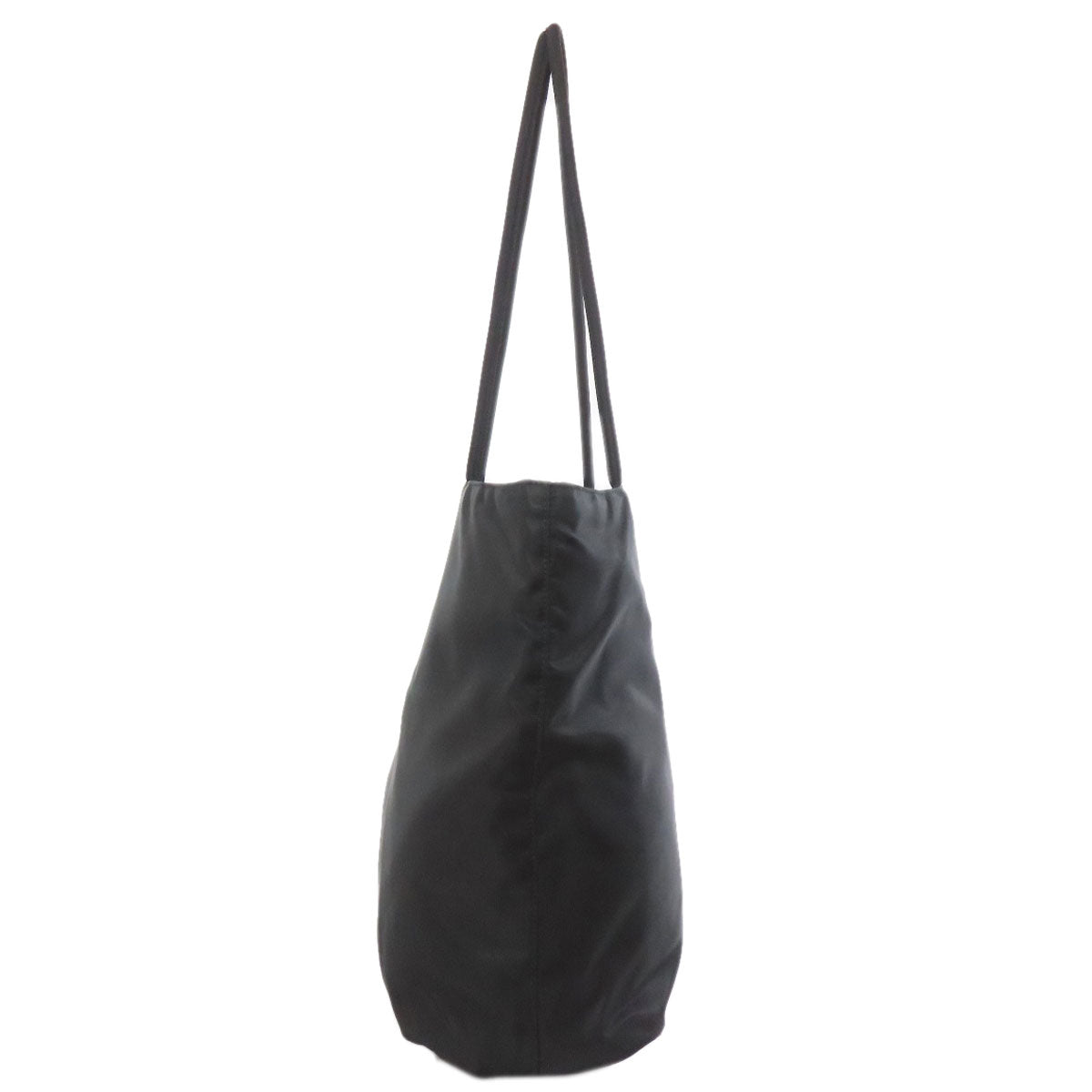 PRADA Tote Bag Nylon black logoMetal