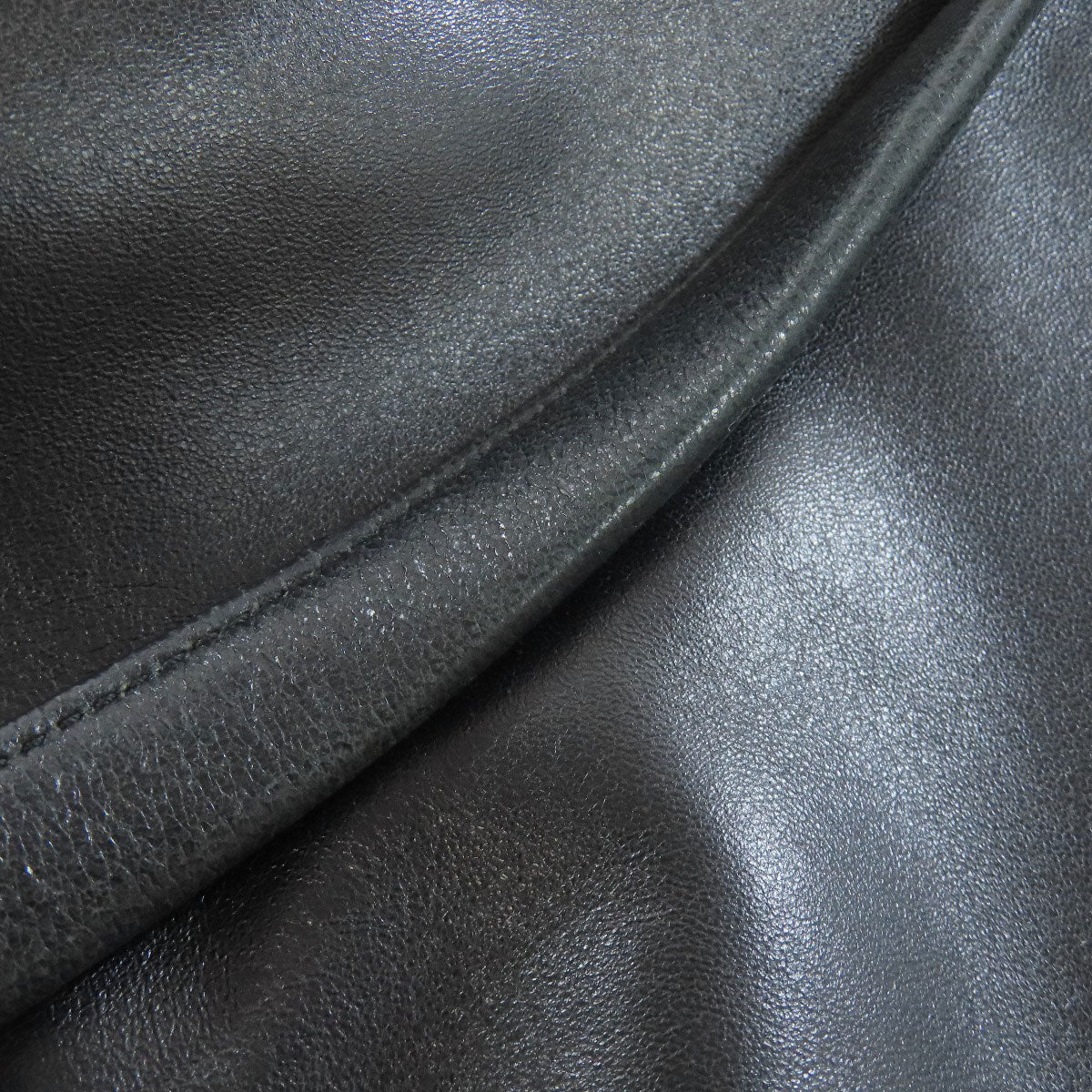 PRADA Tote Bag Calfskin black logo