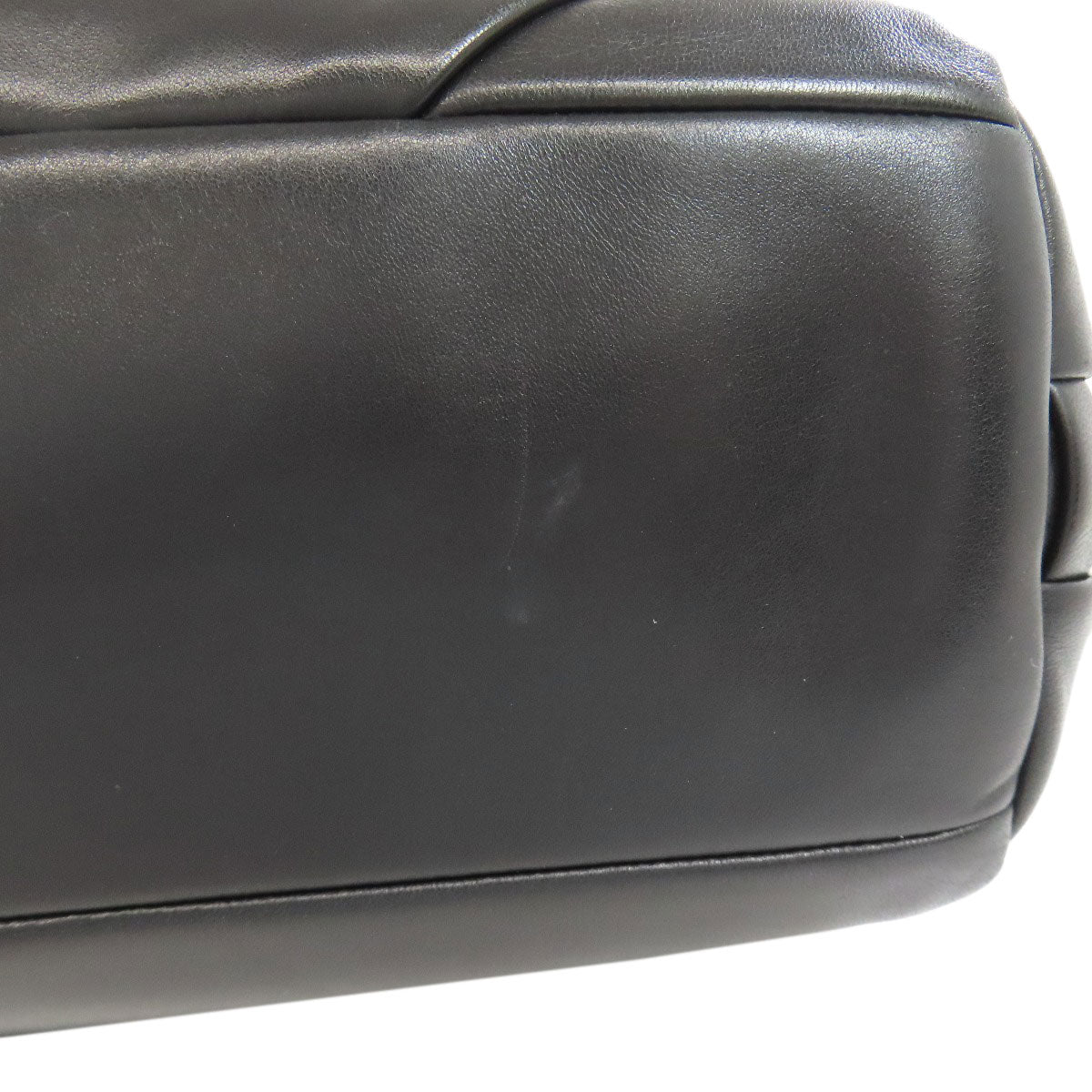 PRADA Tote Bag Calfskin black logo