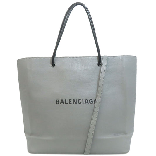 BALENCIAGA Tote Bag leather gray 2WAY