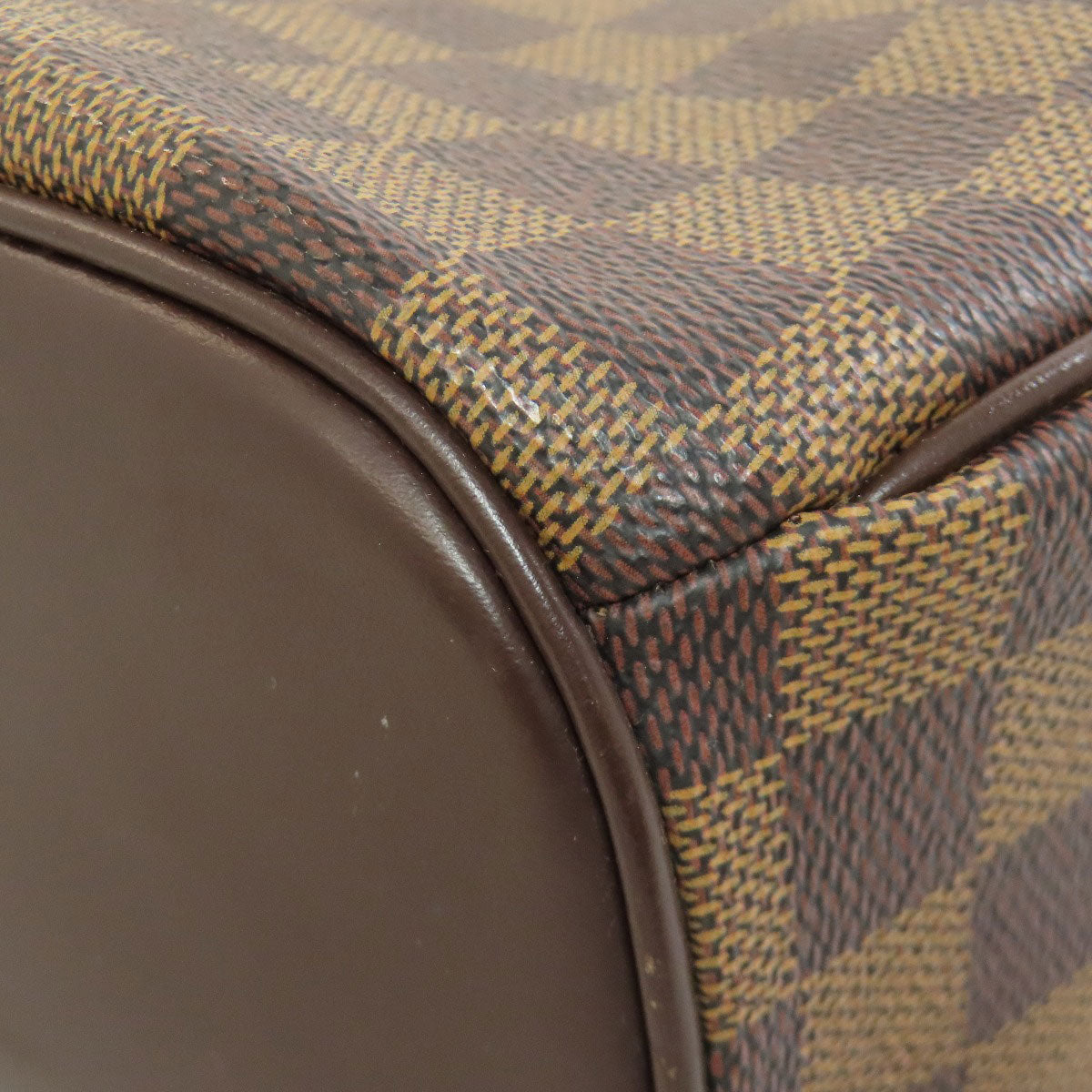 LOUIS VUITTON Handbag N51282 Damier canvas Brown Saria Horizontal