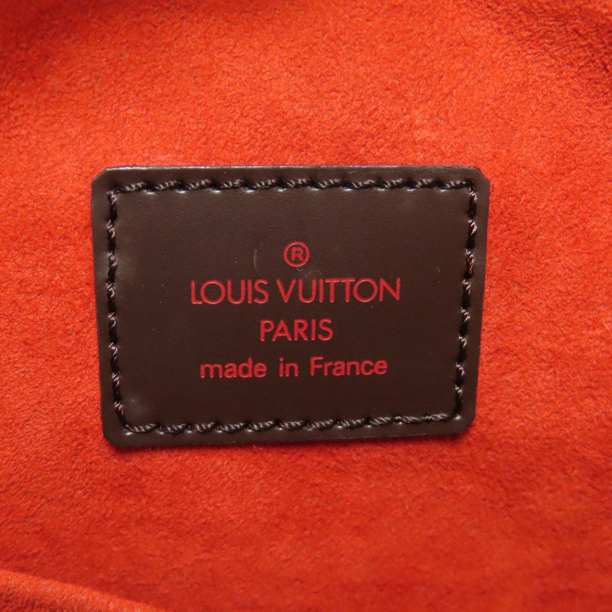 LOUIS VUITTON Handbag N51282 Damier canvas Brown Saria Horizontal
