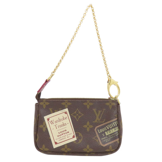 LOUIS VUITTON Accessory pouch M63798 Monogram canvas Brown Mini Pochette Accessoires Label Collection