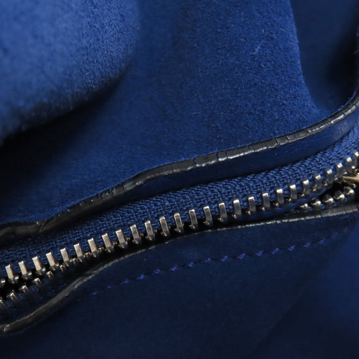 LOEWE Shoulder Bag Calfskin blue one belt