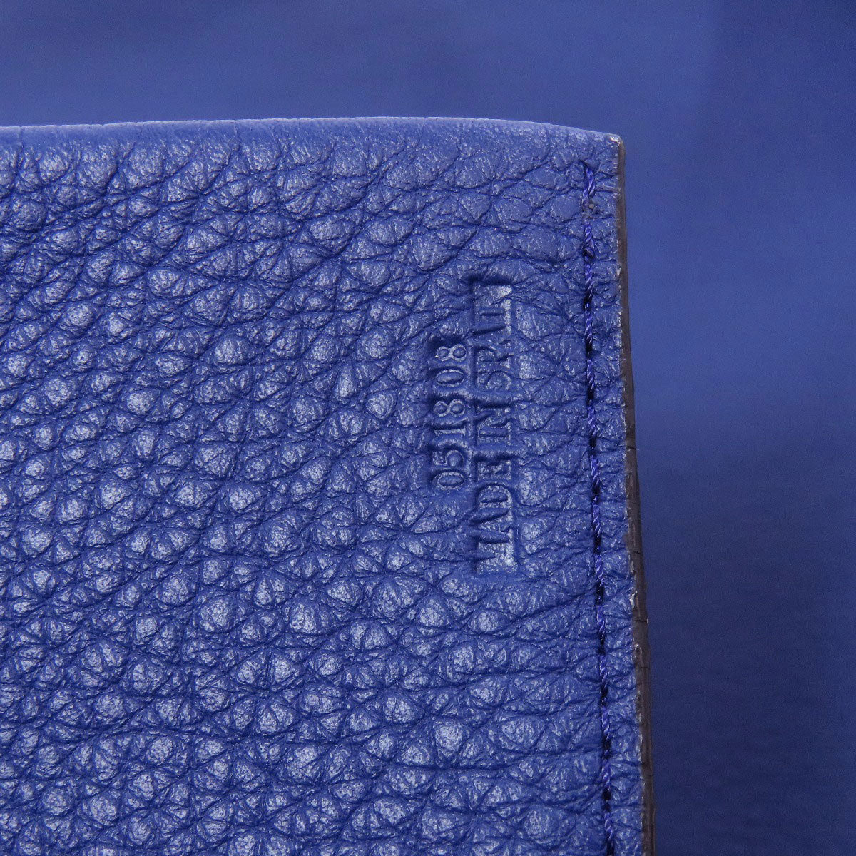 LOEWE Shoulder Bag Calfskin blue one belt