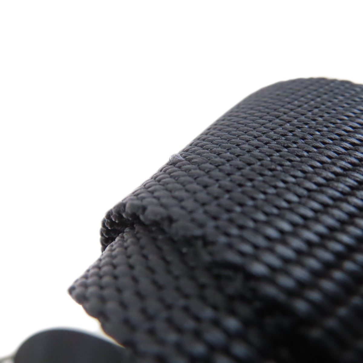 PRADA Shoulder Bag Nylon black logoMetal