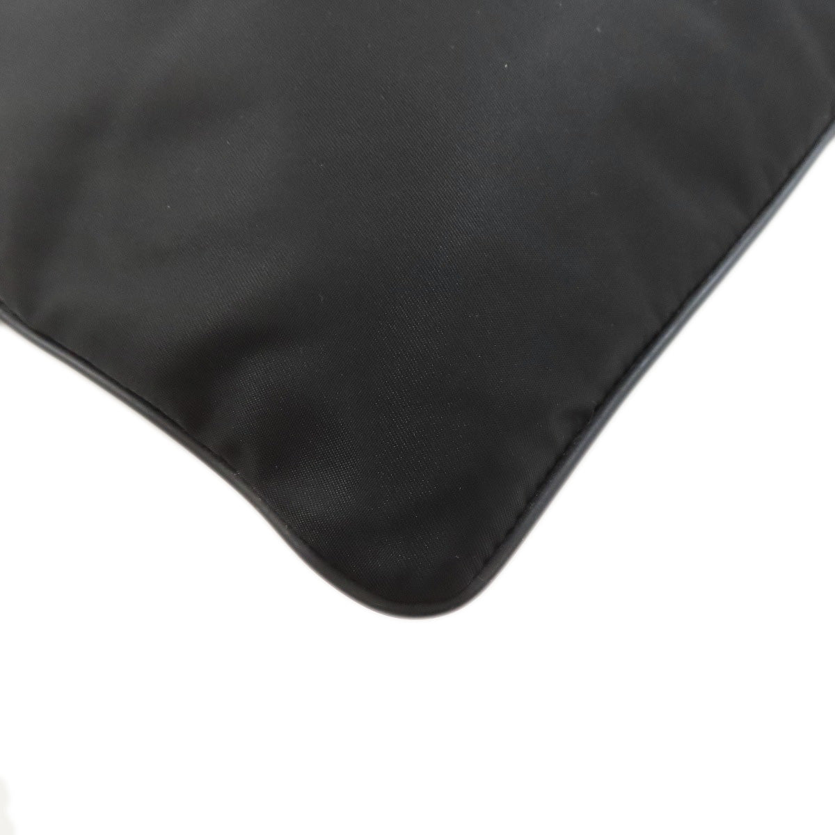 PRADA Shoulder Bag Nylon black logoMetal