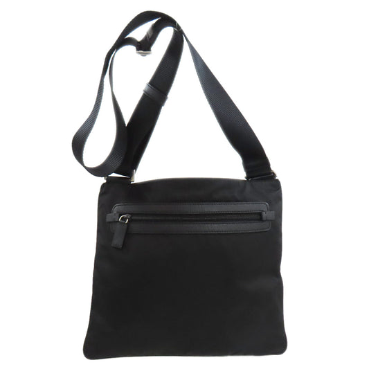PRADA Shoulder Bag Nylon black logoMetal