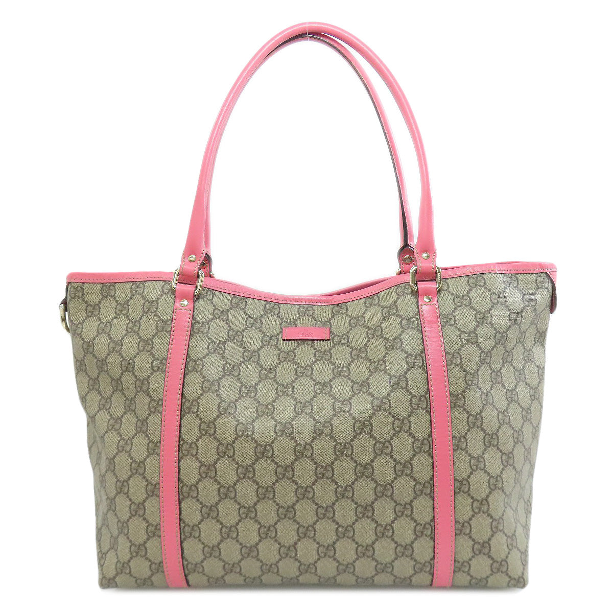 GUCCI Tote Bag 197953 PVC Brown GG Supreme