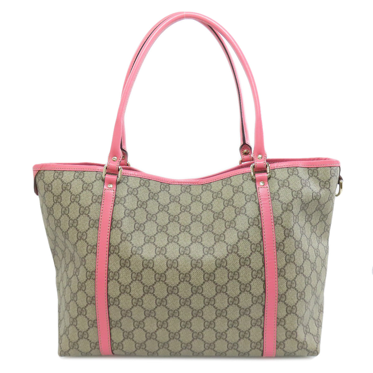 GUCCI Tote Bag 197953 PVC Brown GG Supreme