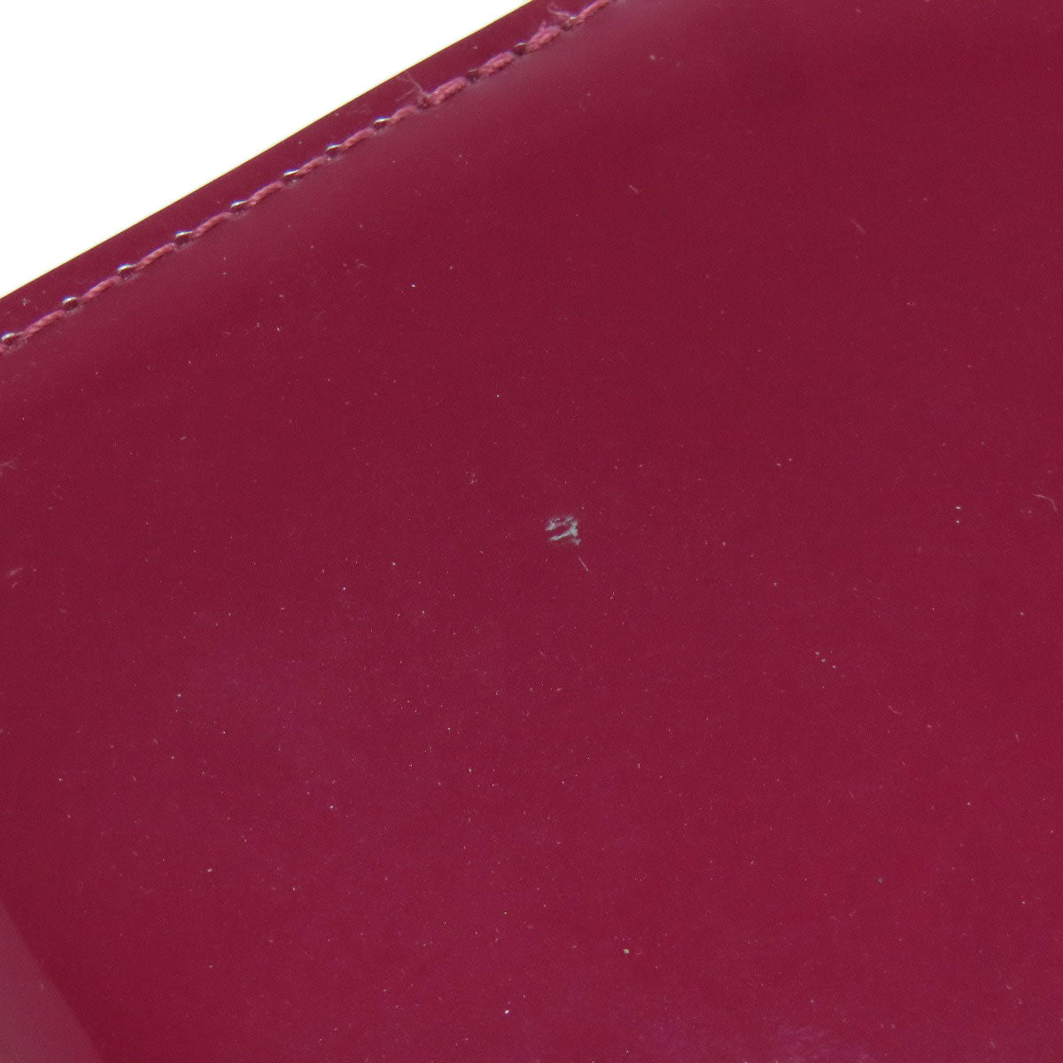 LOUIS VUITTON Long Wallet Purse M64463 Patent leather purple Portefeuille twist