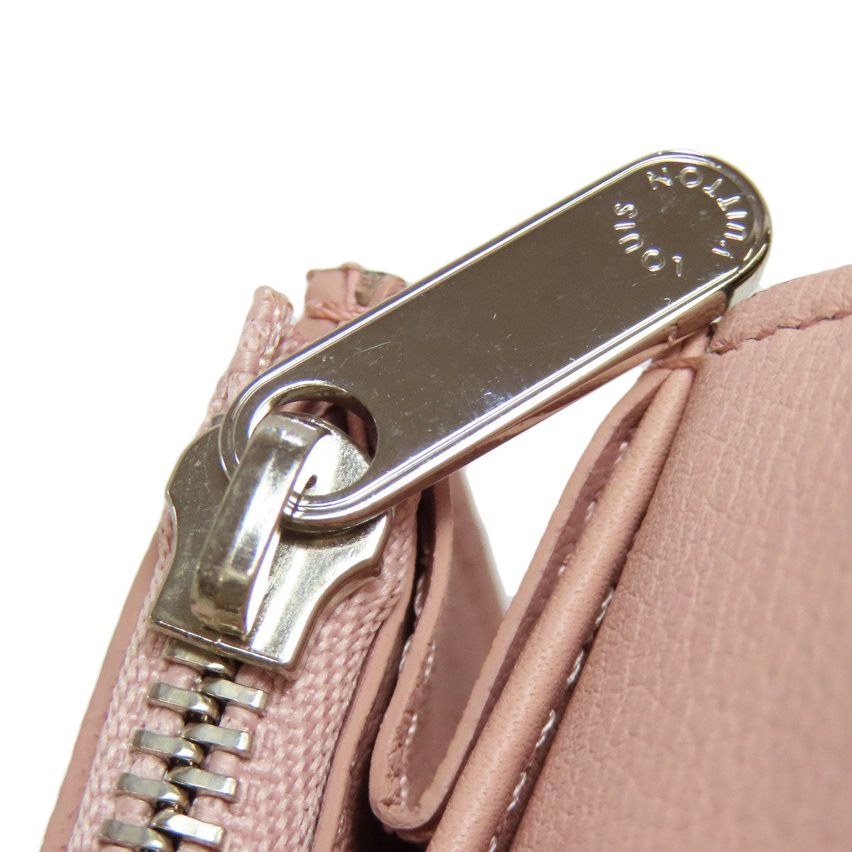 LOUIS VUITTON Bifold Wallet M64050 Mahina leather pink Portomone Anae