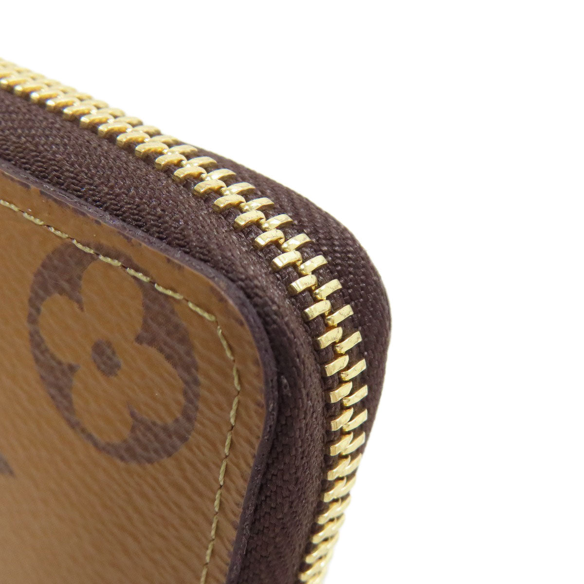LOUIS VUITTON Long Wallet Purse M82336 Monogram reverse Brown Portefeuille Clemence