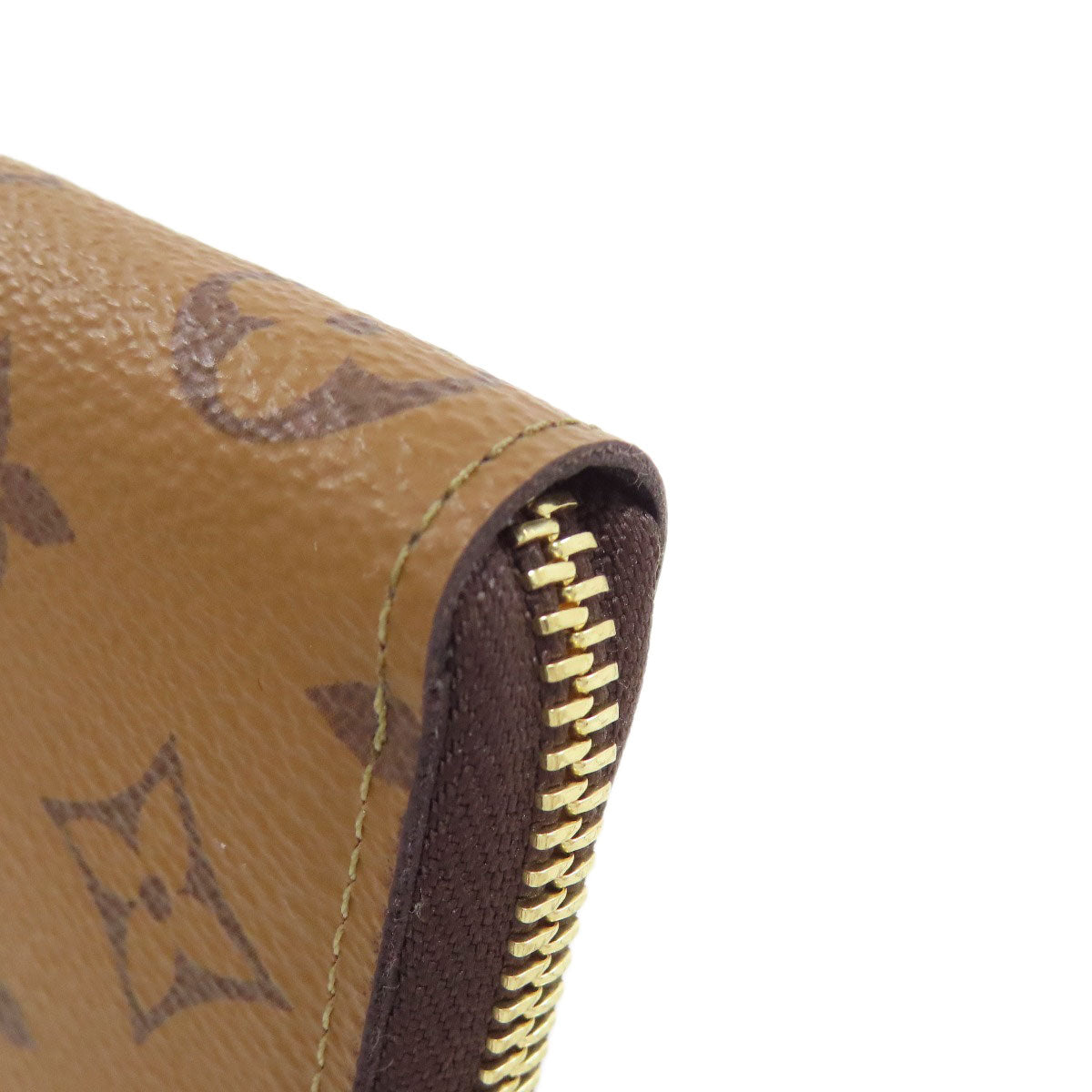 LOUIS VUITTON Long Wallet Purse M82336 Monogram reverse Brown Portefeuille Clemence