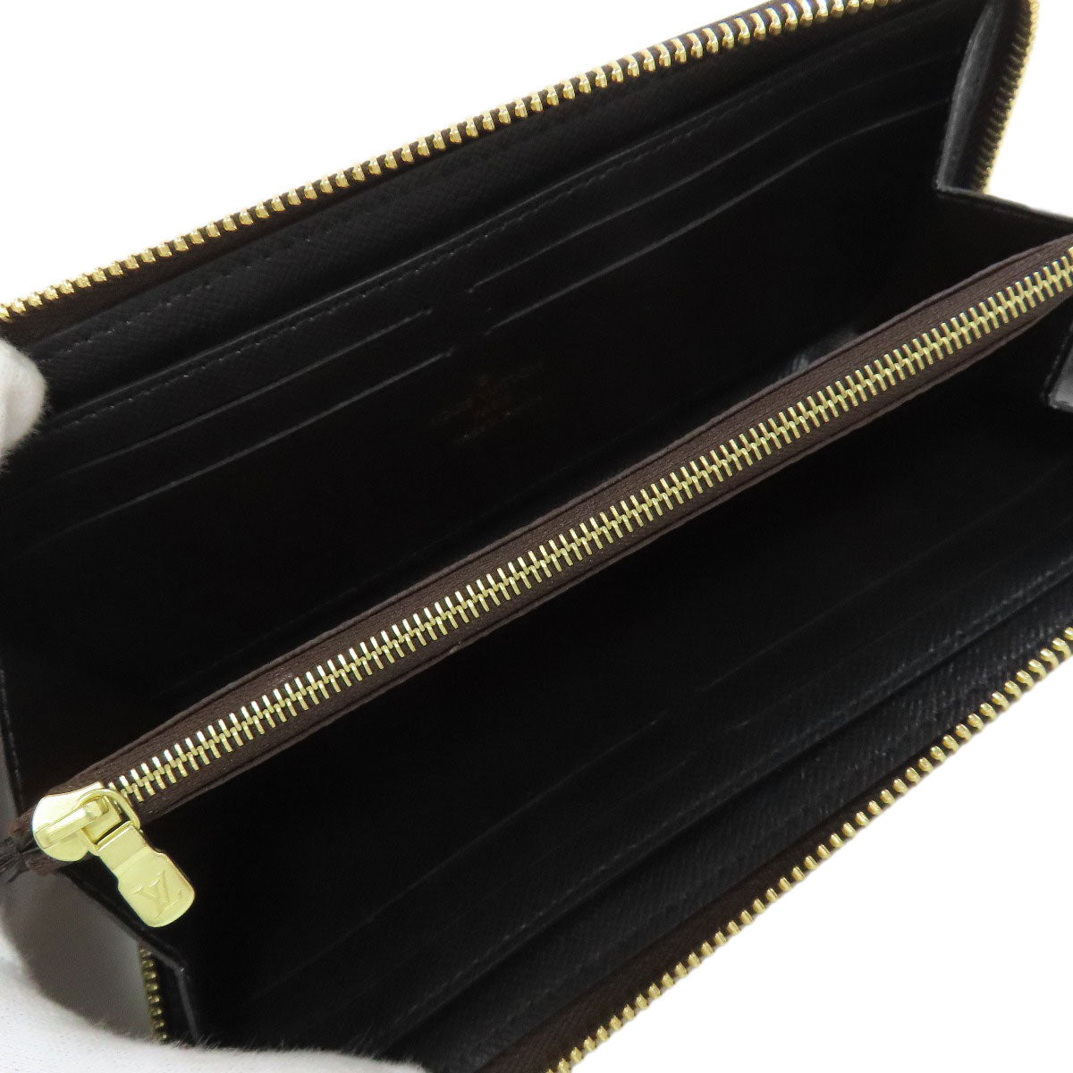 LOUIS VUITTON Long Wallet Purse M82336 Monogram reverse Brown Portefeuille Clemence