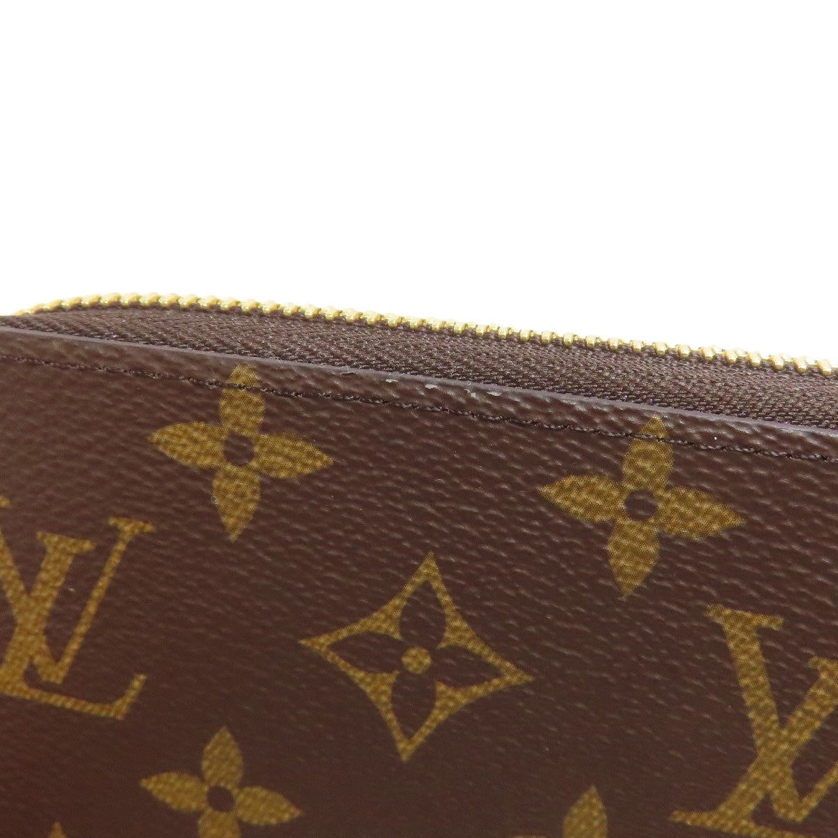 LOUIS VUITTON Long Wallet Purse M41896 Monogram canvas Brown Zippy wallet