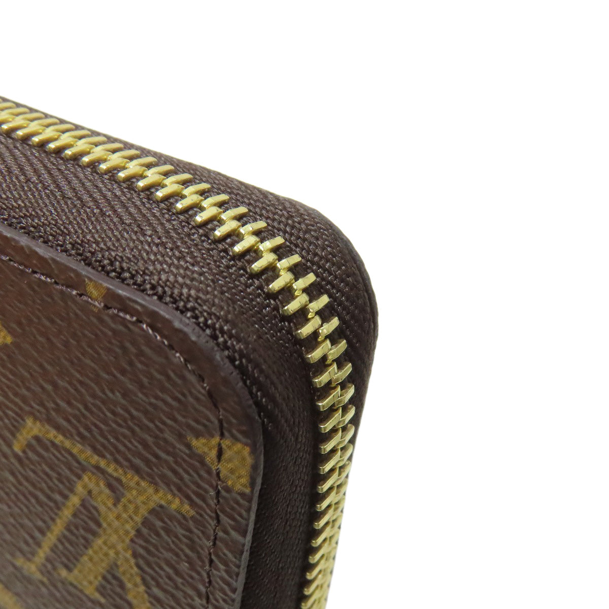 LOUIS VUITTON Long Wallet Purse M41896 Monogram canvas Brown Zippy wallet