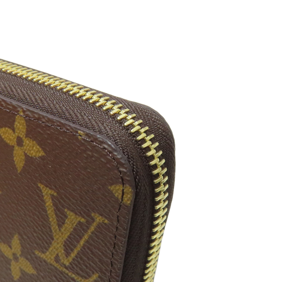 LOUIS VUITTON Long Wallet Purse M41896 Monogram canvas Brown Zippy wallet