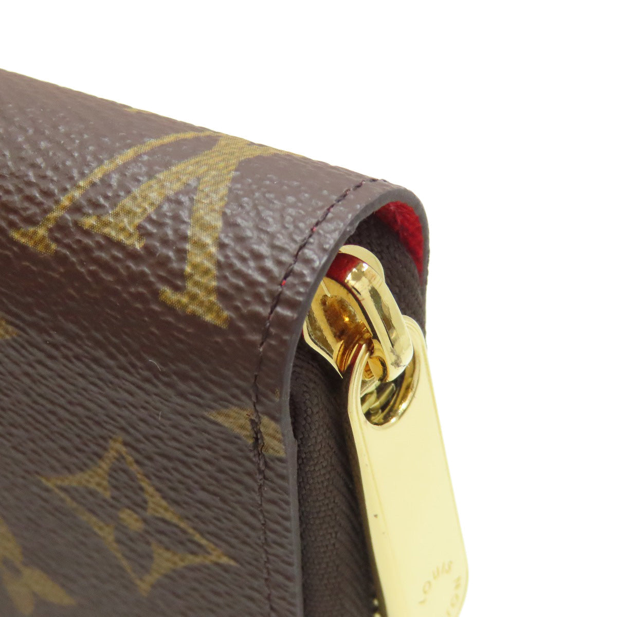 LOUIS VUITTON Long Wallet Purse M41896 Monogram canvas Brown Zippy wallet