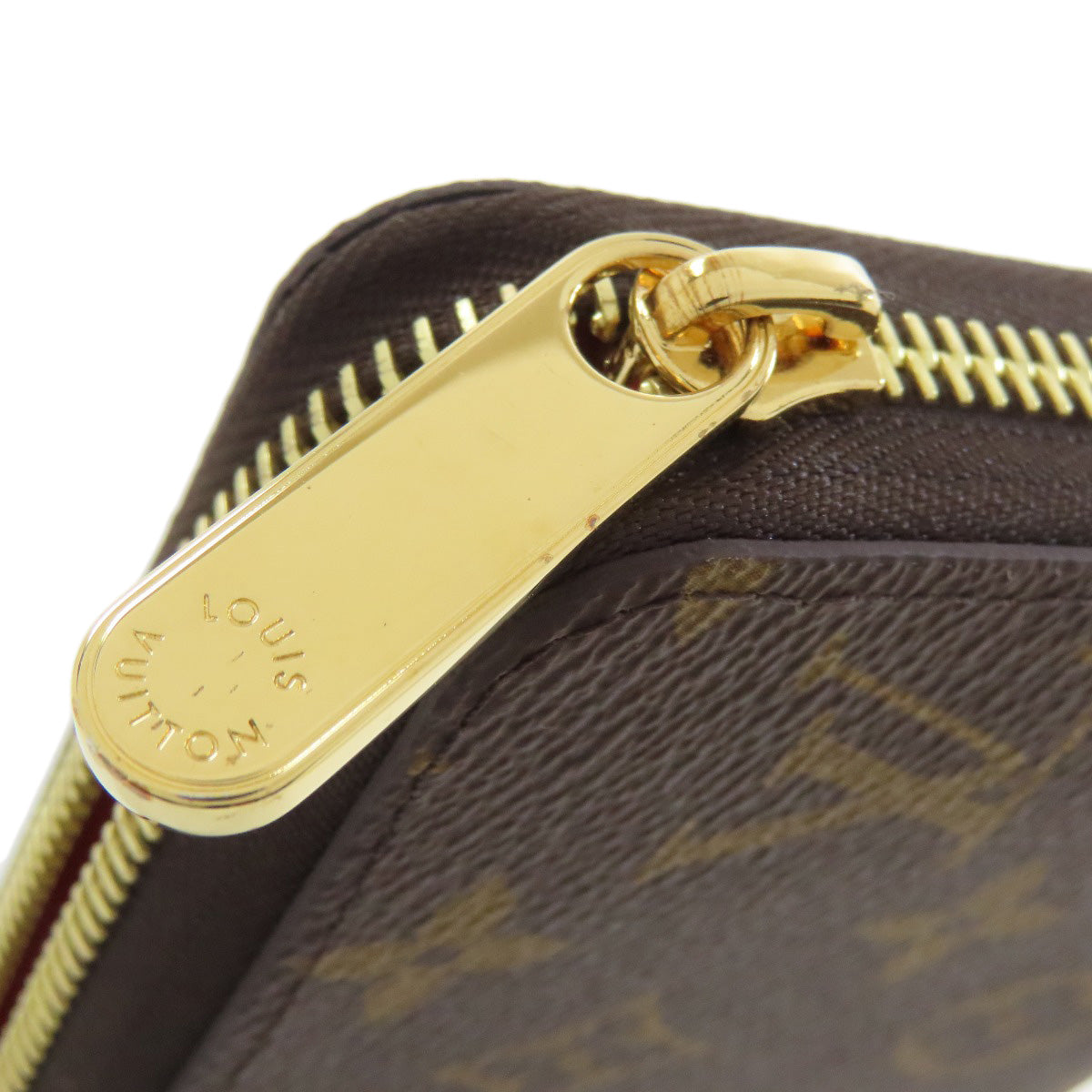 LOUIS VUITTON Long Wallet Purse M41896 Monogram canvas Brown Zippy wallet