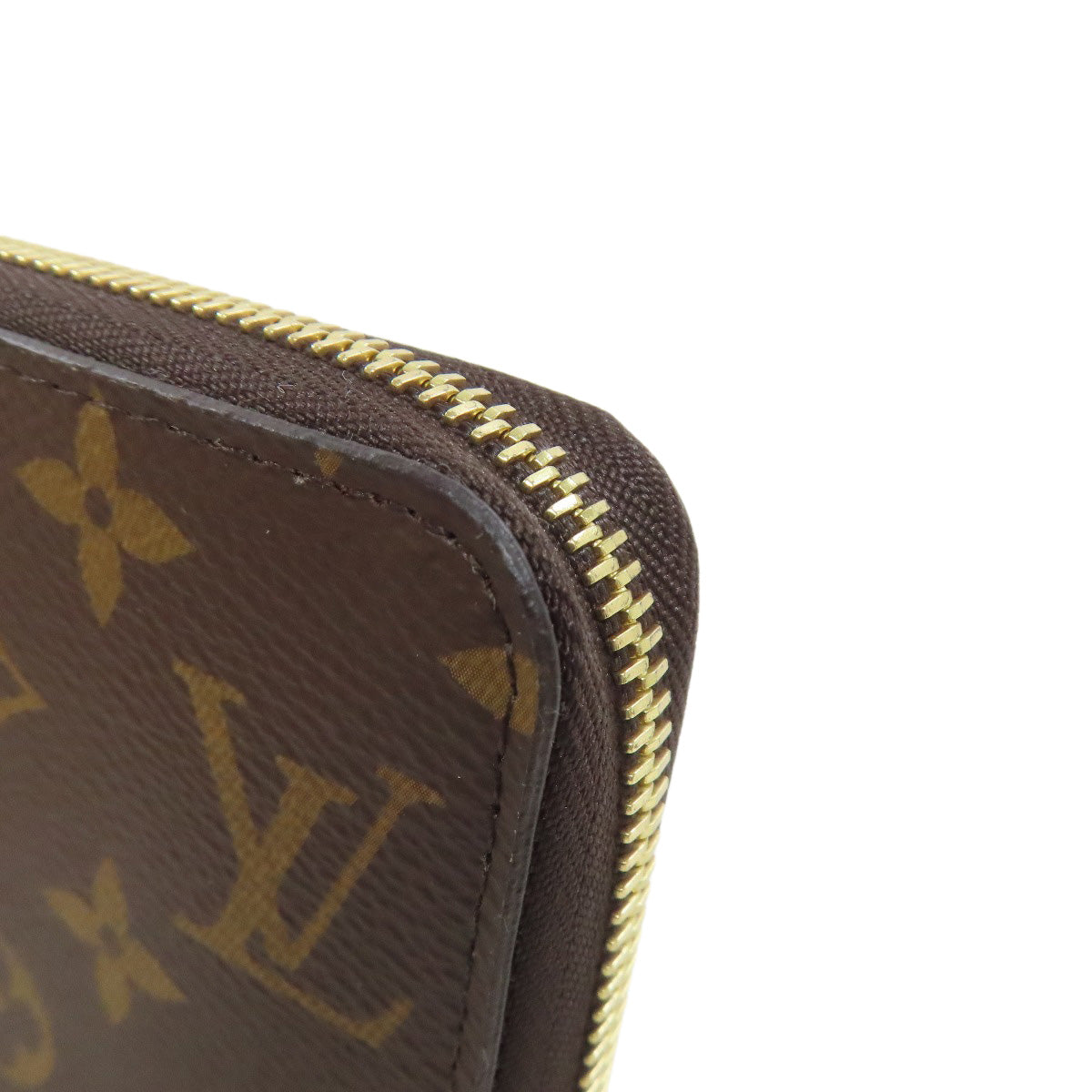 LOUIS VUITTON Long Wallet Purse M41895 Monogram canvas Brown Zippy wallet