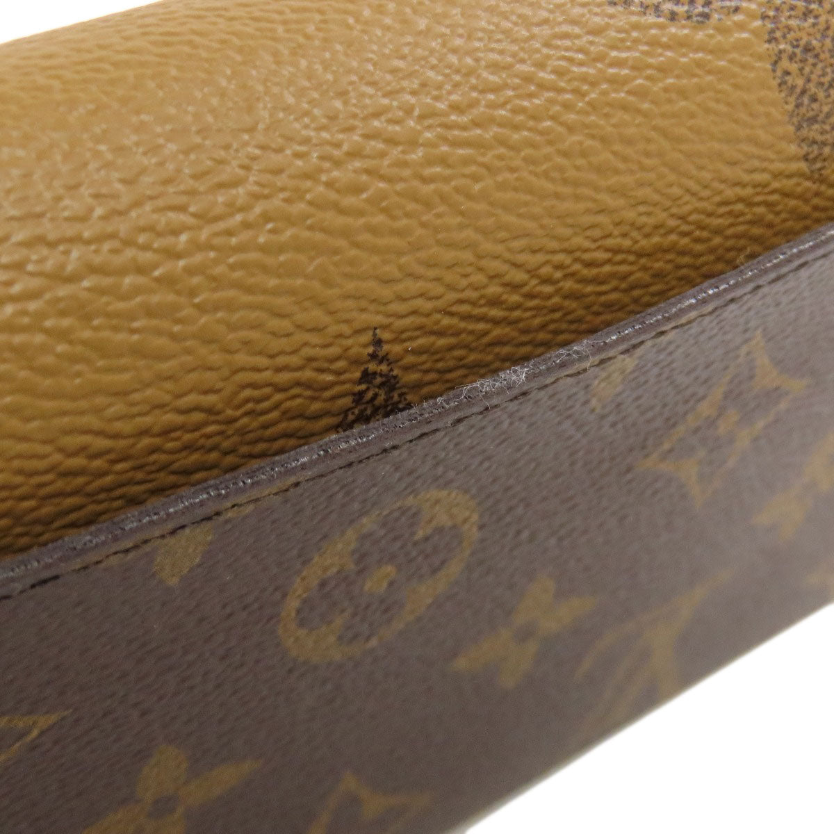 LOUIS VUITTON Long Wallet Purse M80726 Monogram reverse Brown Portefeuille Sara