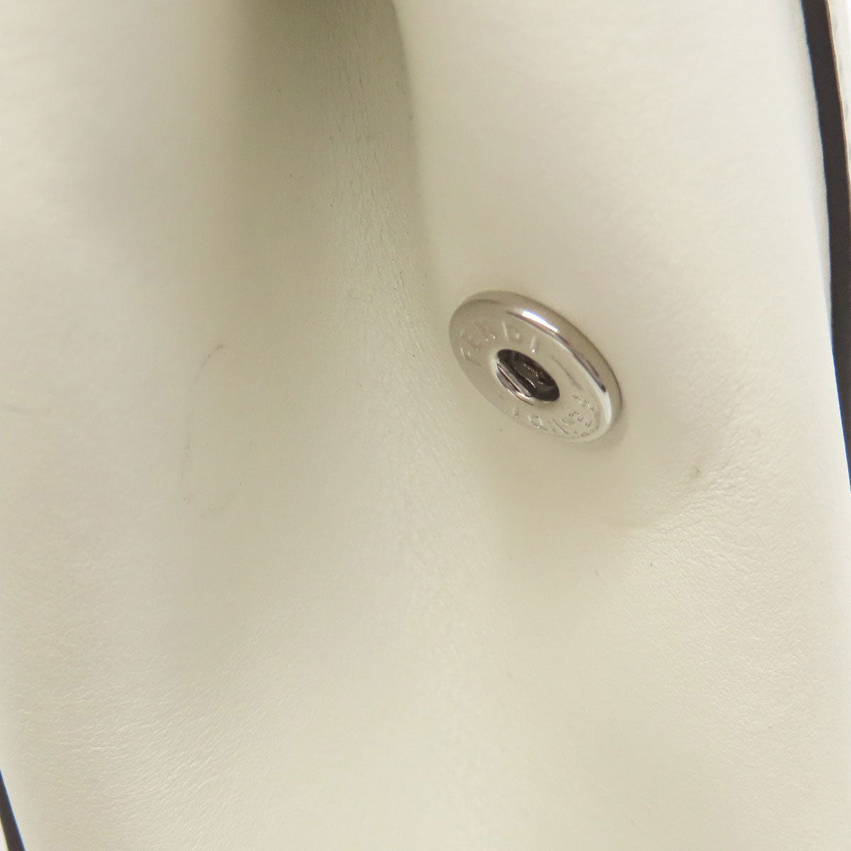 FENDI Handbag Calfskin white Dotcom 2WAY
