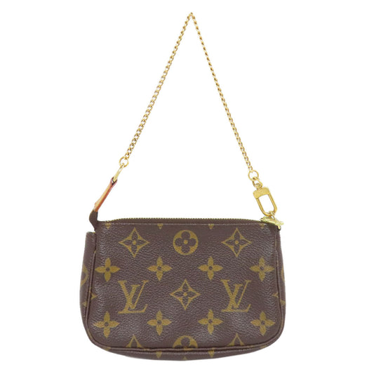 LOUIS VUITTON Accessory pouch M60153 Monogram canvas Brown Mini Pochettes/Accessoires T&B