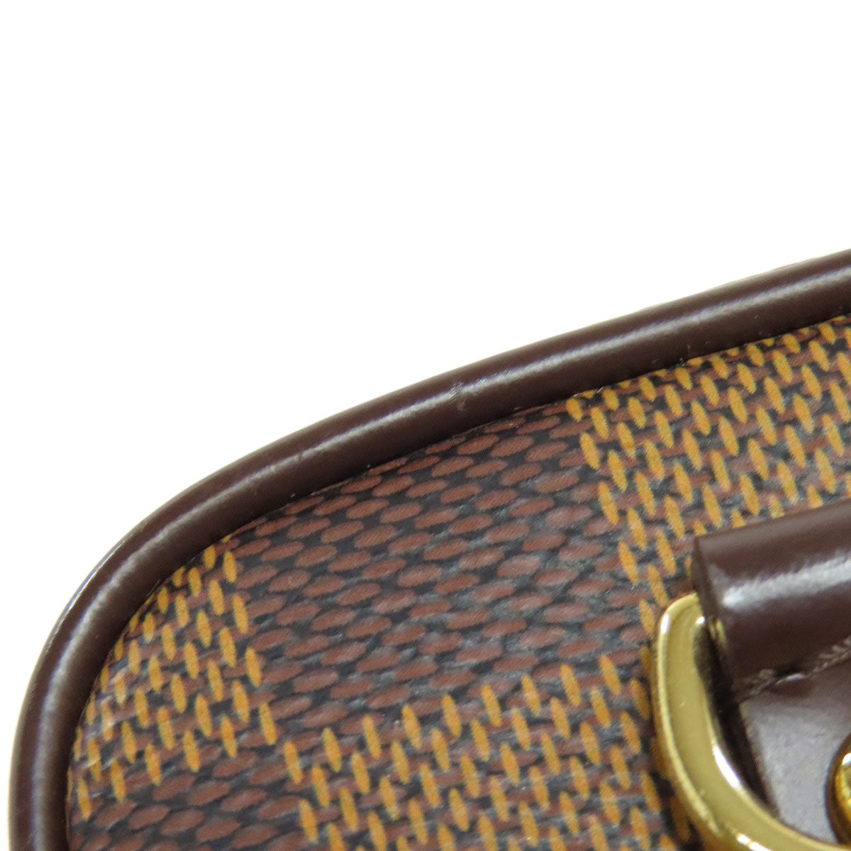 LOUIS VUITTON Accessory pouch N61738 Damier canvas Brown Etui Okapi PM