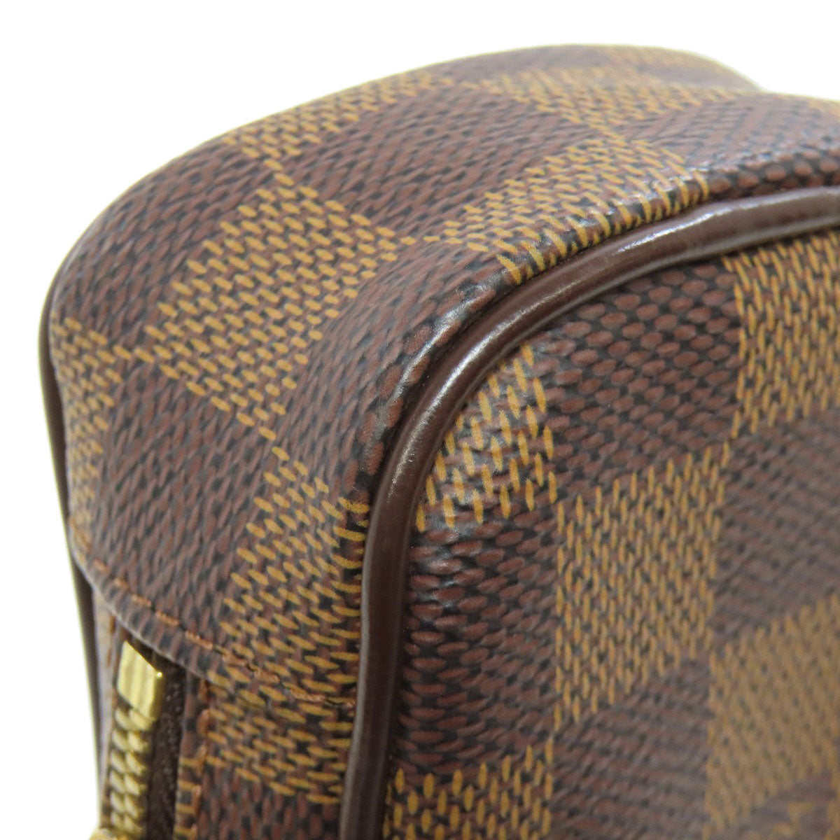 LOUIS VUITTON Accessory pouch N61738 Damier canvas Brown Etui Okapi PM