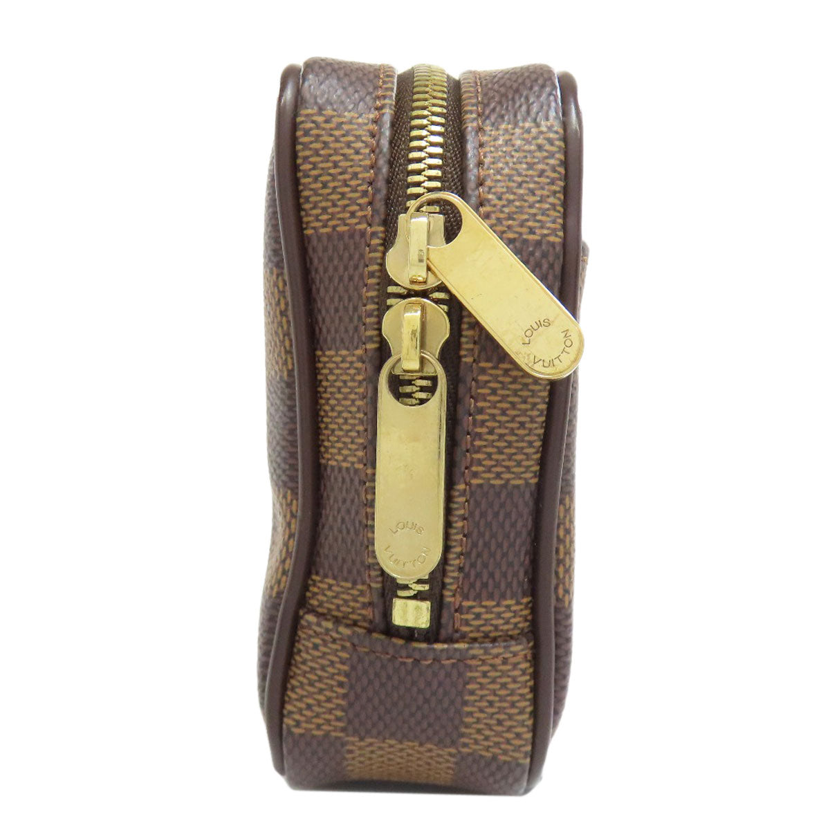 LOUIS VUITTON Accessory pouch N61738 Damier canvas Brown Etui Okapi PM