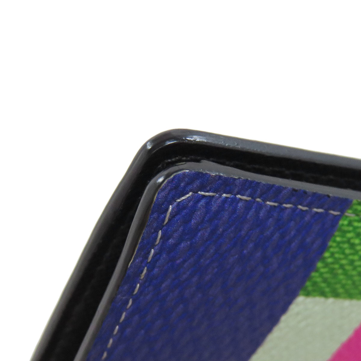LOUIS VUITTON Long Wallet Purse N60457 Damier canvas multicolor Portefeuille Brazza NM Damier Graphite 3D