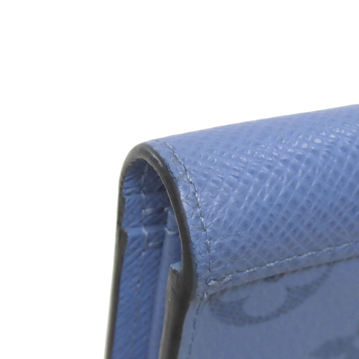 LOUIS VUITTON Long Wallet Purse M30757 Taigalama blue Portefeuille Blaza