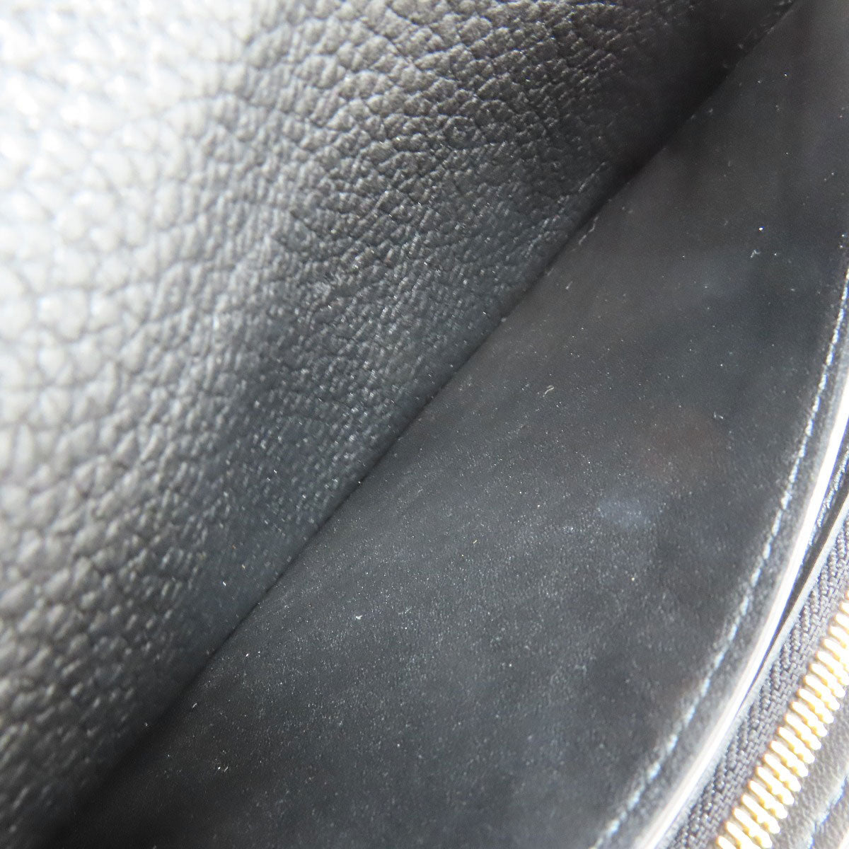 LOUIS VUITTON Long Wallet Purse M64551 Calfskin black Portefeuille Capsine