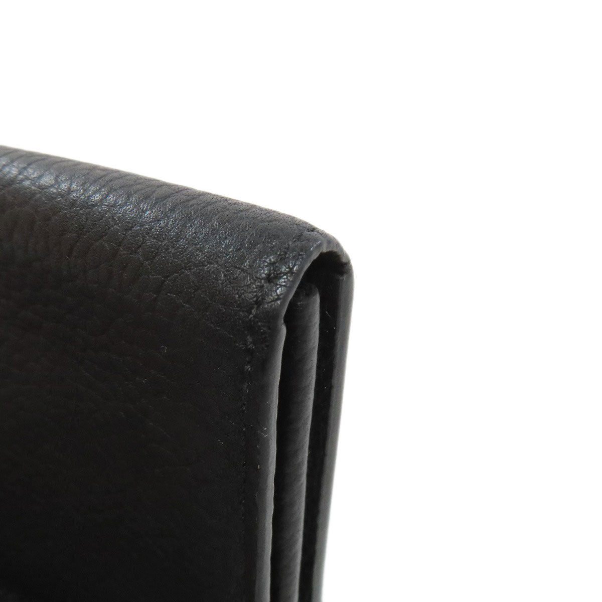 LOUIS VUITTON Long Wallet Purse M64551 Calfskin black Portefeuille Capsine