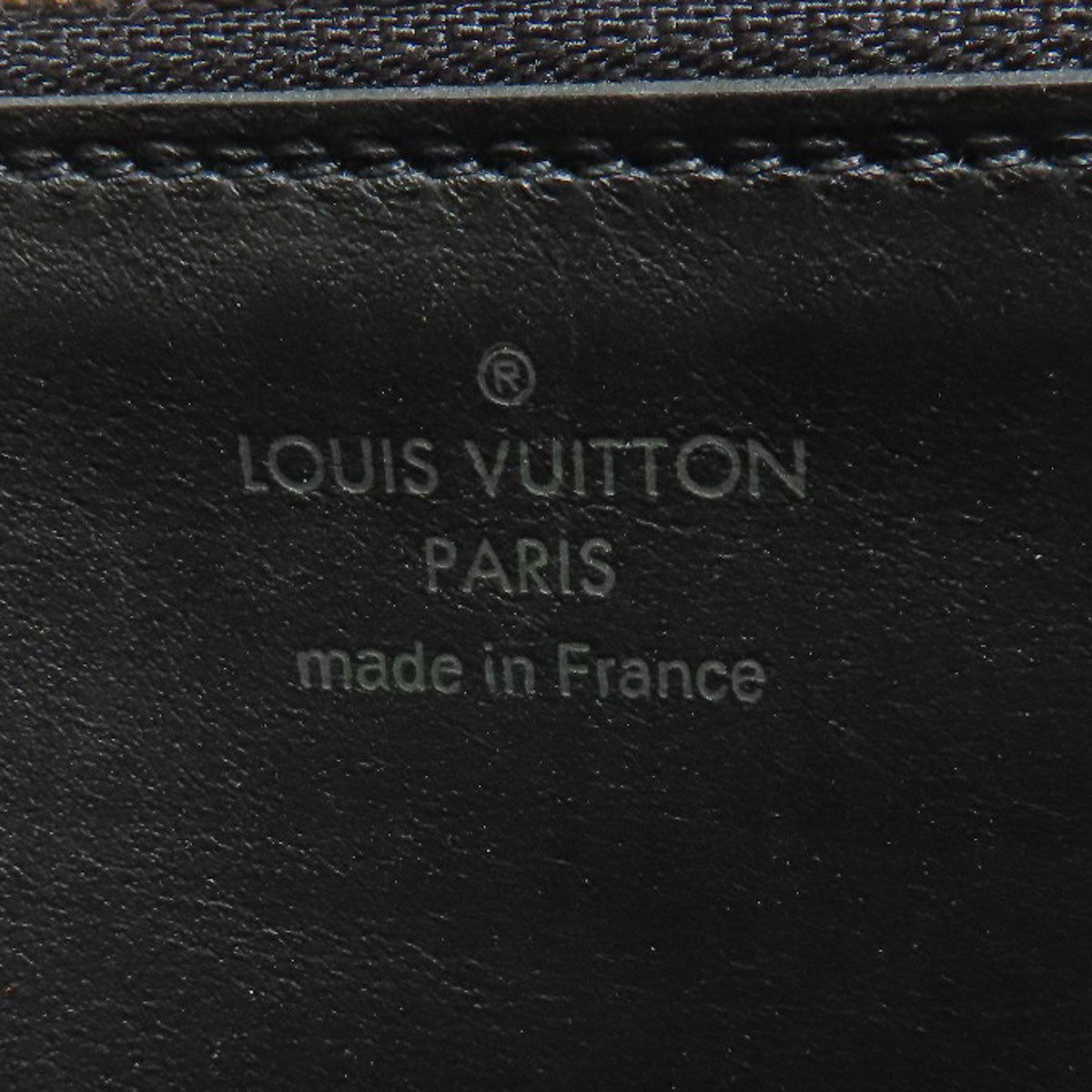LOUIS VUITTON Long Wallet Purse M64551 Calfskin black Portefeuille Capsine