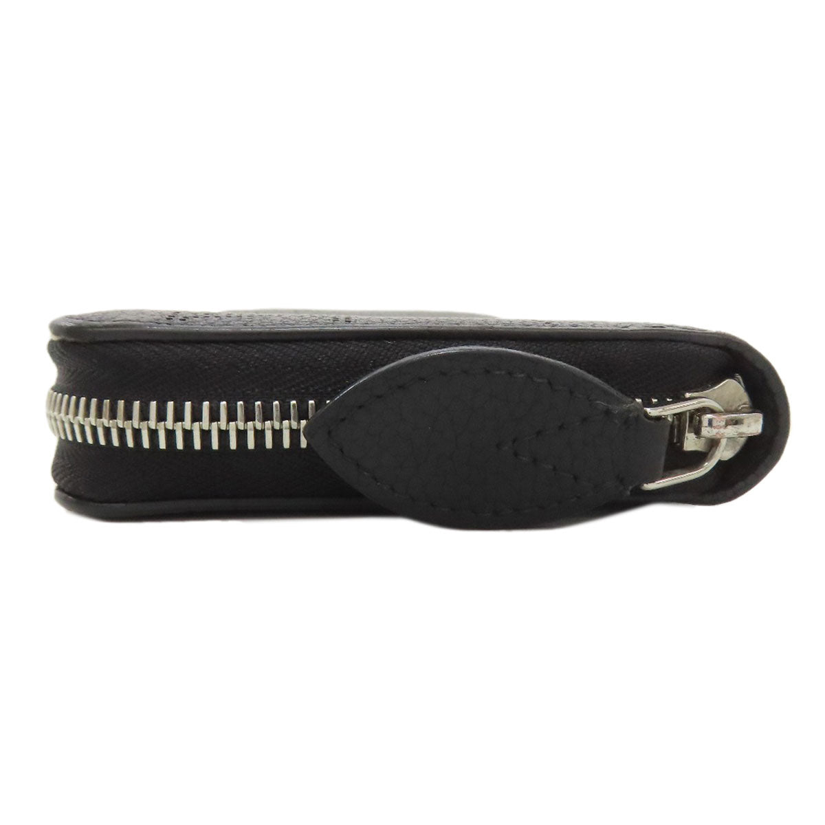 LOUIS VUITTON Long Wallet Purse M61867 Mahina leather black Zippy wallet