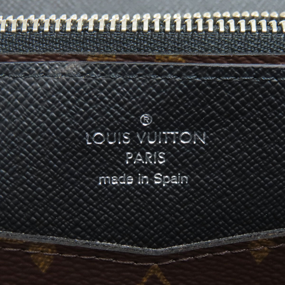 LOUIS VUITTON business bag M61506 Monogram canvas Brown Zippy XL