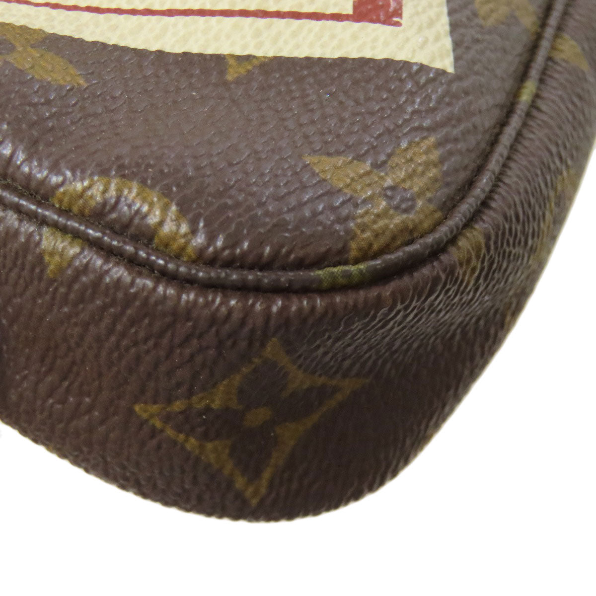 LOUIS VUITTON Accessory pouch M63798 Monogram canvas Brown Mini Pochette Accessoires Label Collection
