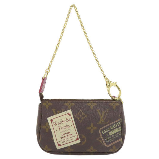 LOUIS VUITTON Accessory pouch M63798 Monogram canvas Brown Mini Pochette Accessoires Label Collection
