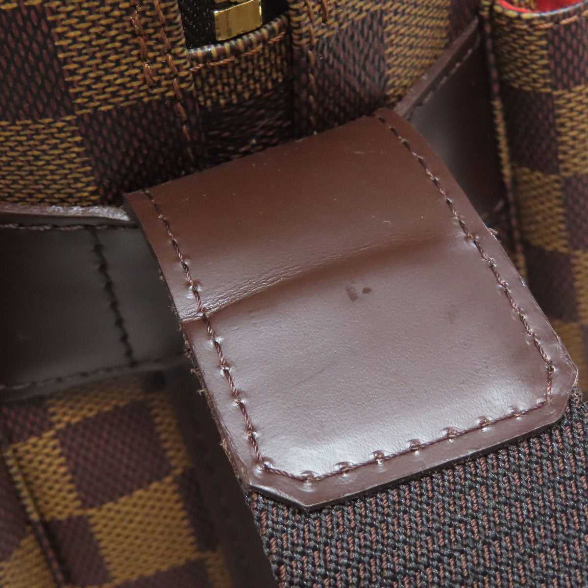 LOUIS VUITTON Shoulder Bag M45255 Damier canvas Brown Naviglio
